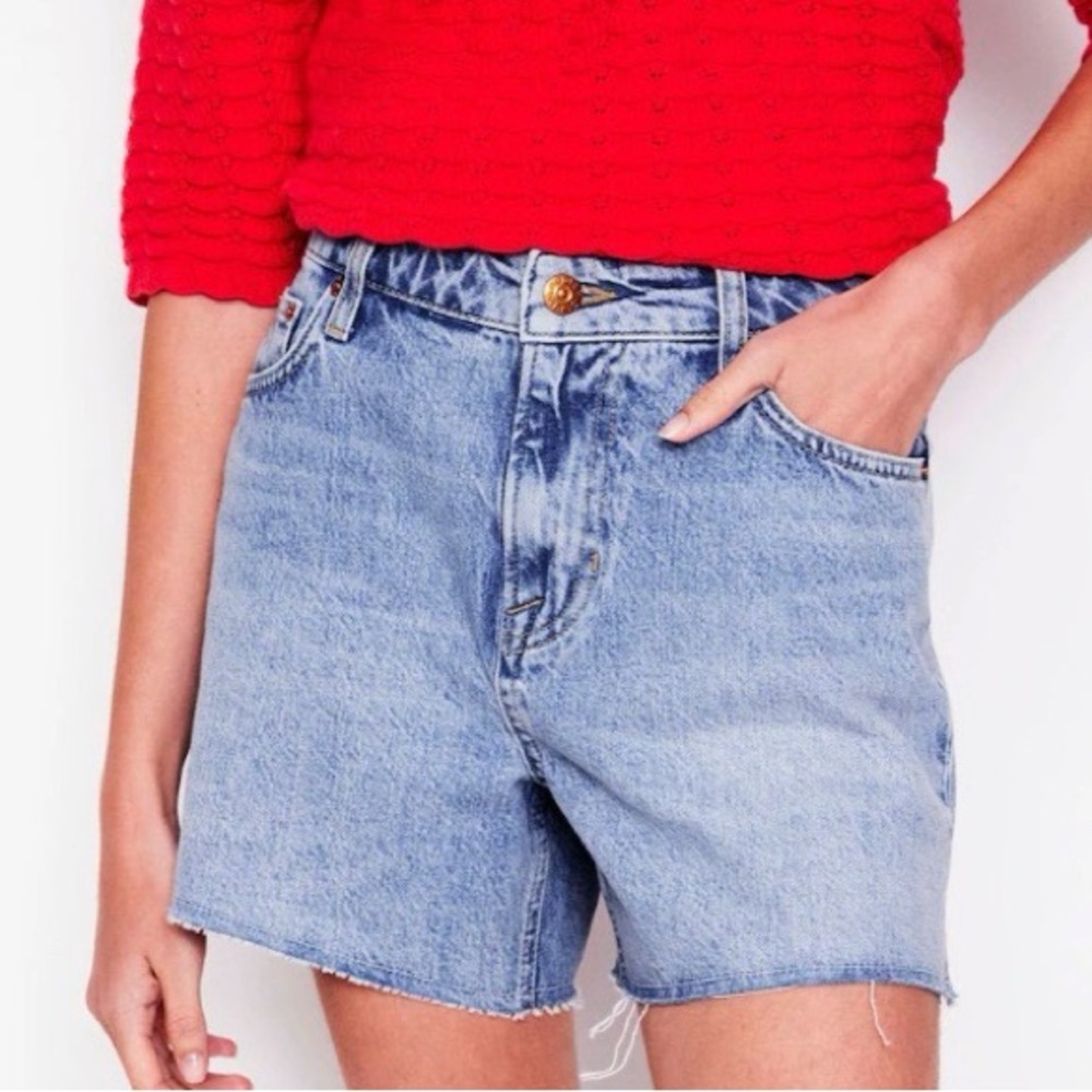 Boden NWT Cut off denim shorts size 8